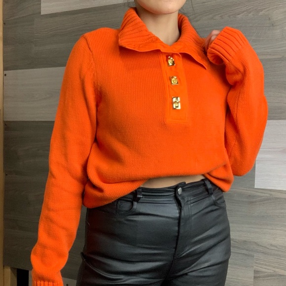 Orange RALPH LAUREN Knit Sweater - Picture 3 of 10